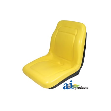 A & I Products Seat, 18", YLW Vinyl 19.5" x14" x27.6" A-VG11696